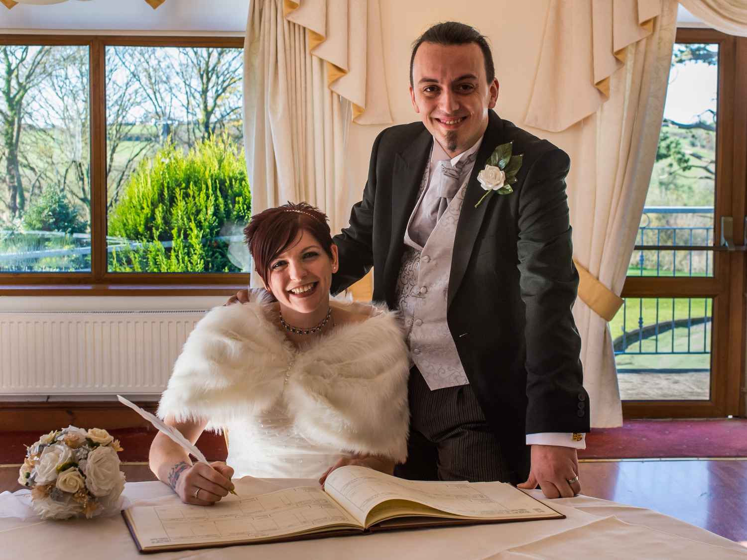 Photograph taken at a wedding